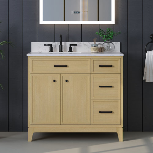 Ebern Designs 36'' Free Standing Bathroom Vanity Set with Engineered